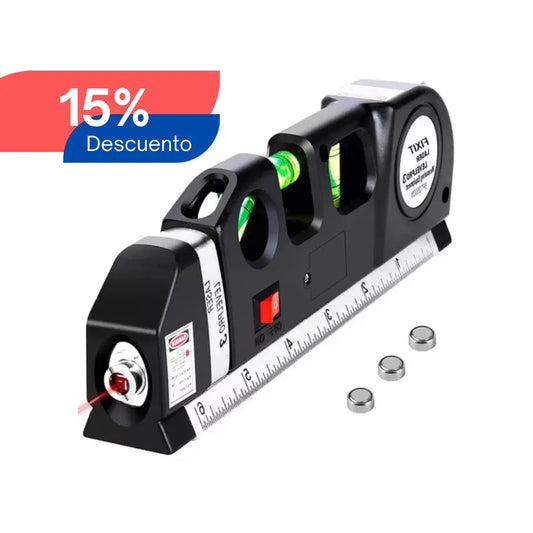 Nivel Laser 3 Burbujas Cinta Métrica Regla